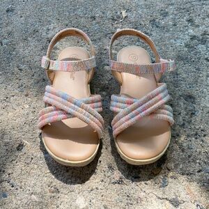 These colorful sandals